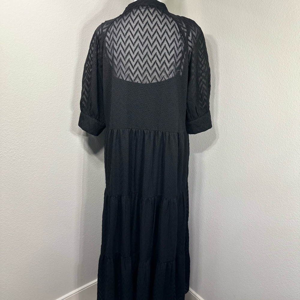 Zara  Black Women's maxi Dress - Picture 4 of 11